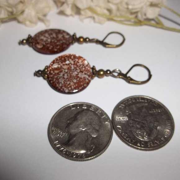 Earring, Brown Earring, Earring, Boho Earring, Earring, Earring, Earring, 8075 - Picture 6 of 8